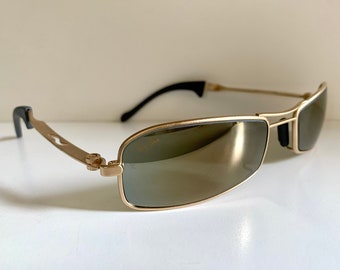 Ray Ban B&L Orbs Axis gold mirrored W2308 vintage sunglasses