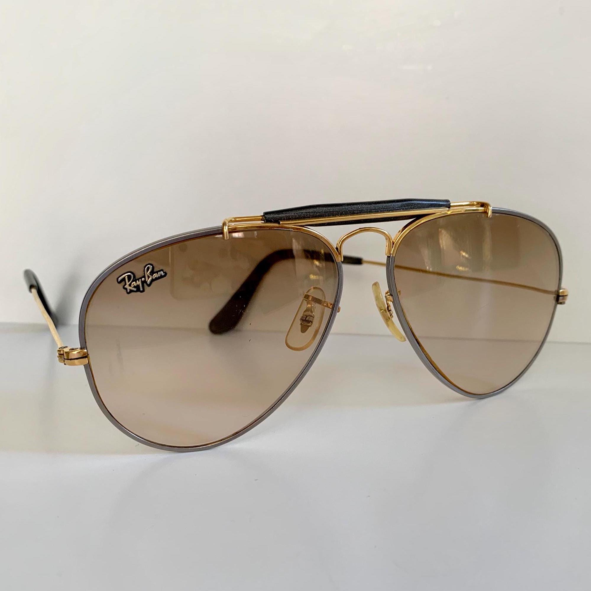 Ray Ban Precious Metals Outdoorsman 58mm B&L Vintage Sunglasses