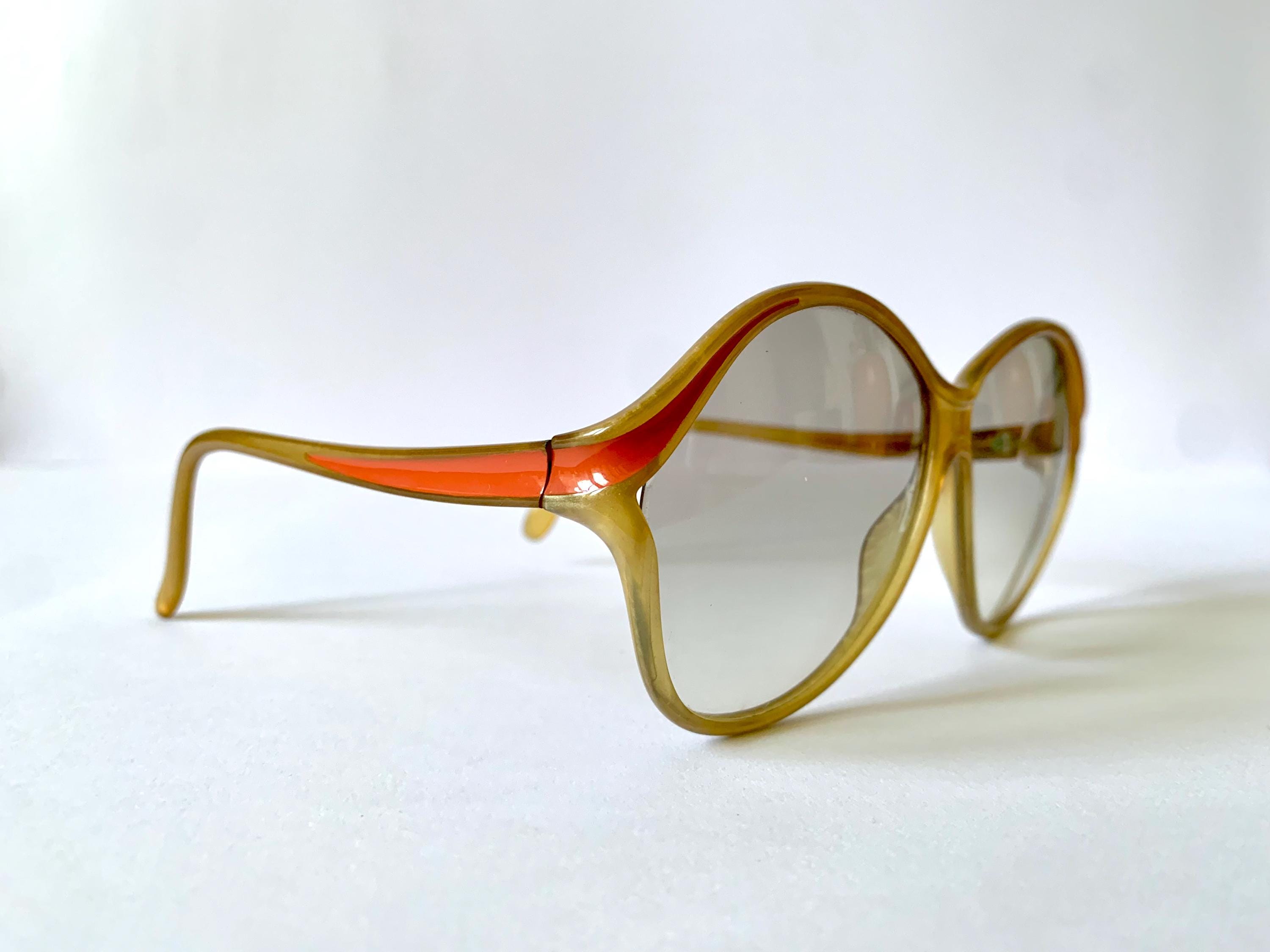 Viennaline Optyl 70\'s OVersized Gradient Sunglasses - West Germany Viennaline 1970 Big Funky Oversizes Sunglasses Made in  main image 3