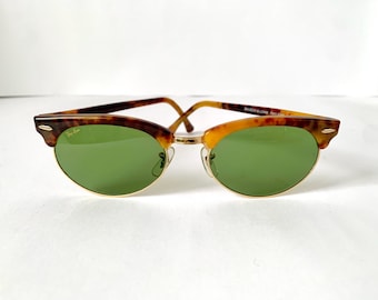 Ray Ban B&L USA vintage sunglasses - W1265 Wayfarer Oval Blond Tortoise