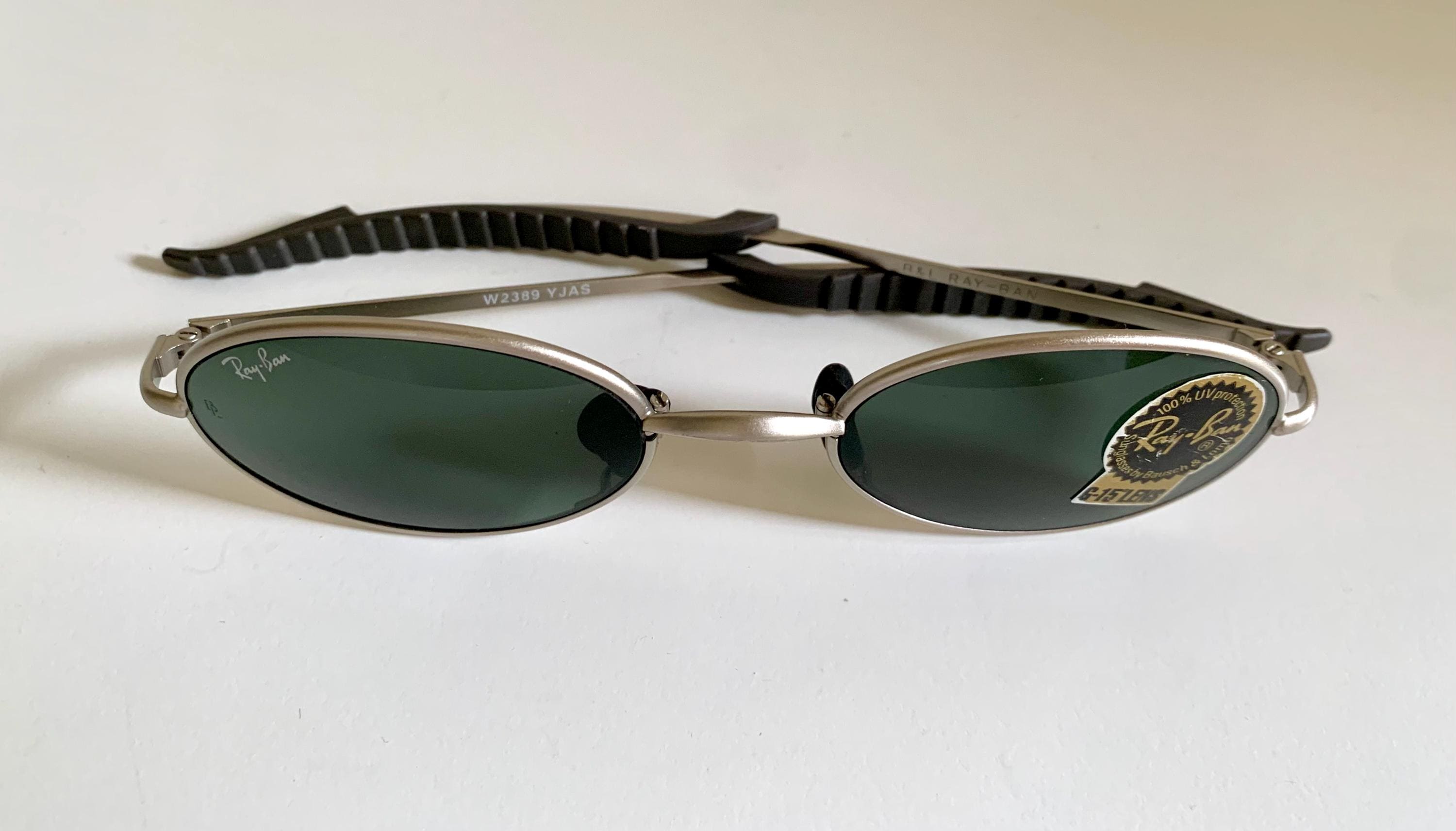 Ray Ban B&L USA NOS Vintage Sunglasses - W2389 Orbs Silver
