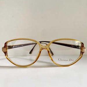 Christian Dior Vintage glasses - 2781 yellow acetate 80s frames