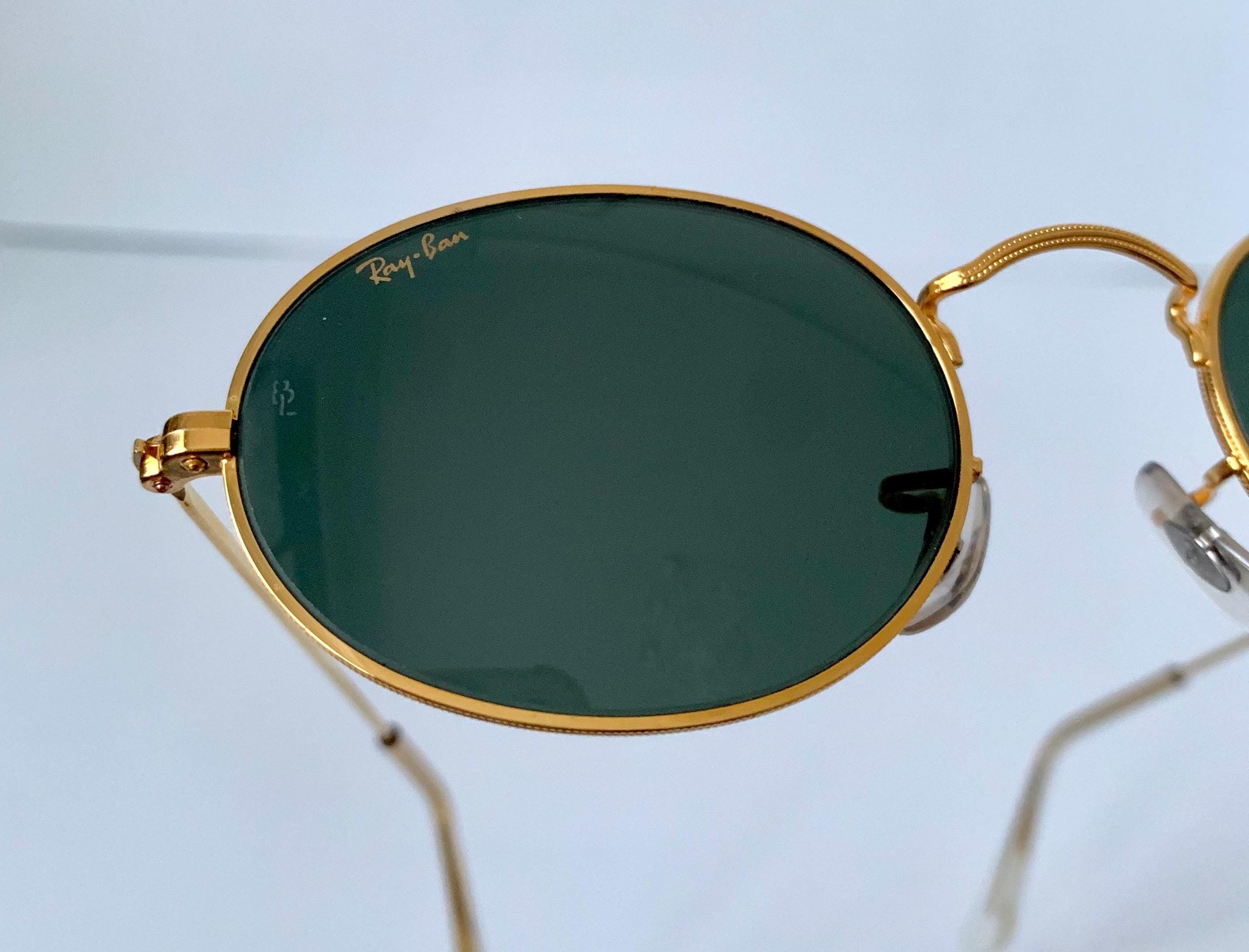 Ray Ban B&L USA Vintage Sunglasses - W0976 Classic Oval Gold