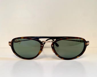 New Vintage B&L Ray Ban Round Metal Gold G-15 49mm W0603