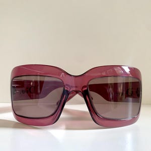 Dior 00s vintage sunglasses - Dior Extralight 2 purple shield XXL frame