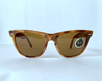90s B&L WAYFARERⅡ レイバン Rayban ヴィンテージ Ray Ban B&L Wayfarer Leather Edition Vintage Sunglasses Made