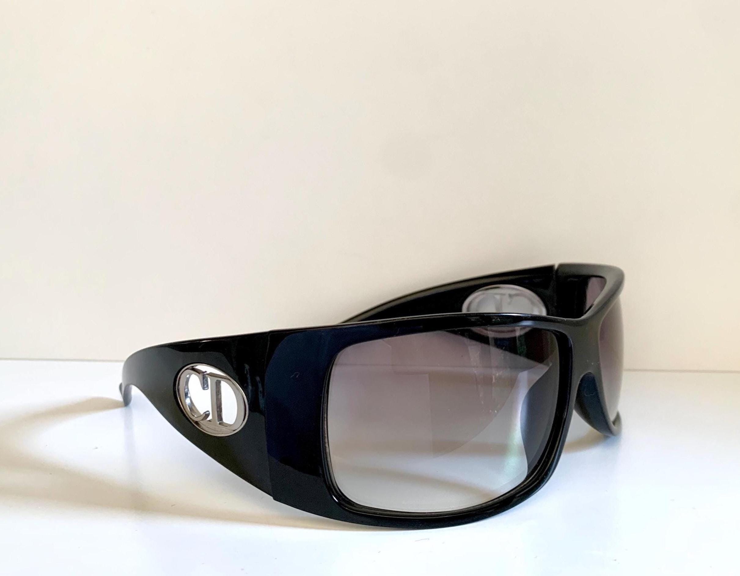 Christian Dior Vintage Sunglasses - Flavour 1 XL Wrap Frame - Etsy