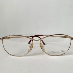 Christian Dior Vintage glasses - 2680 golden metal frames