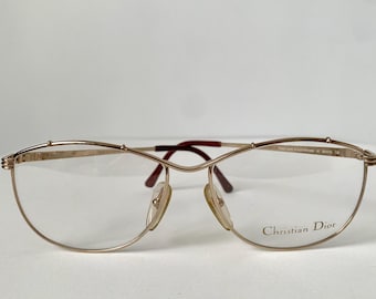 Christian Dior Vintage glasses - 2680 golden metal frames