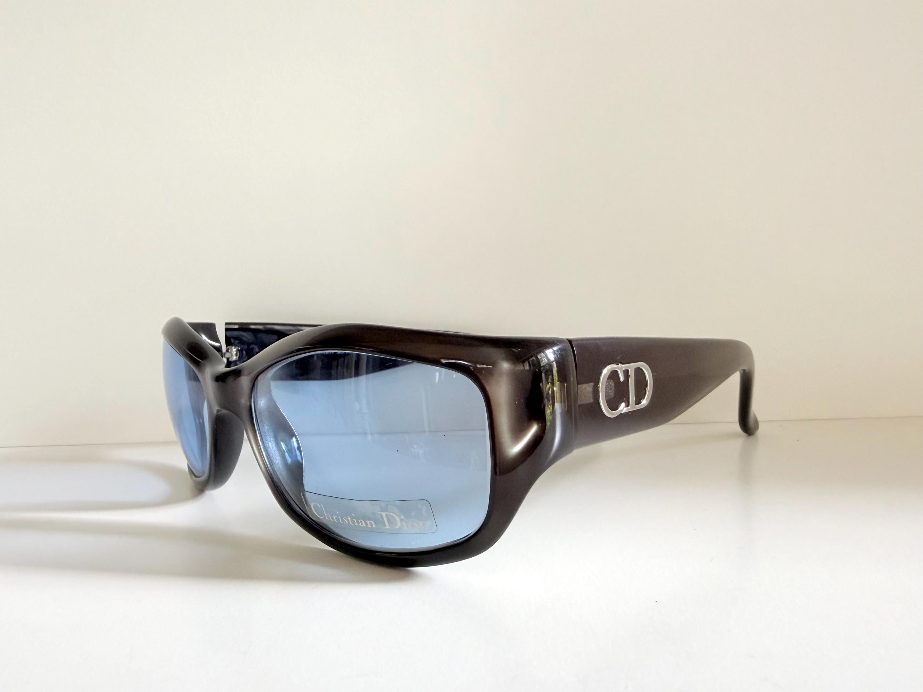 Christian Dior Vintage Sunglasses - Bettina Green and Blue Frames 