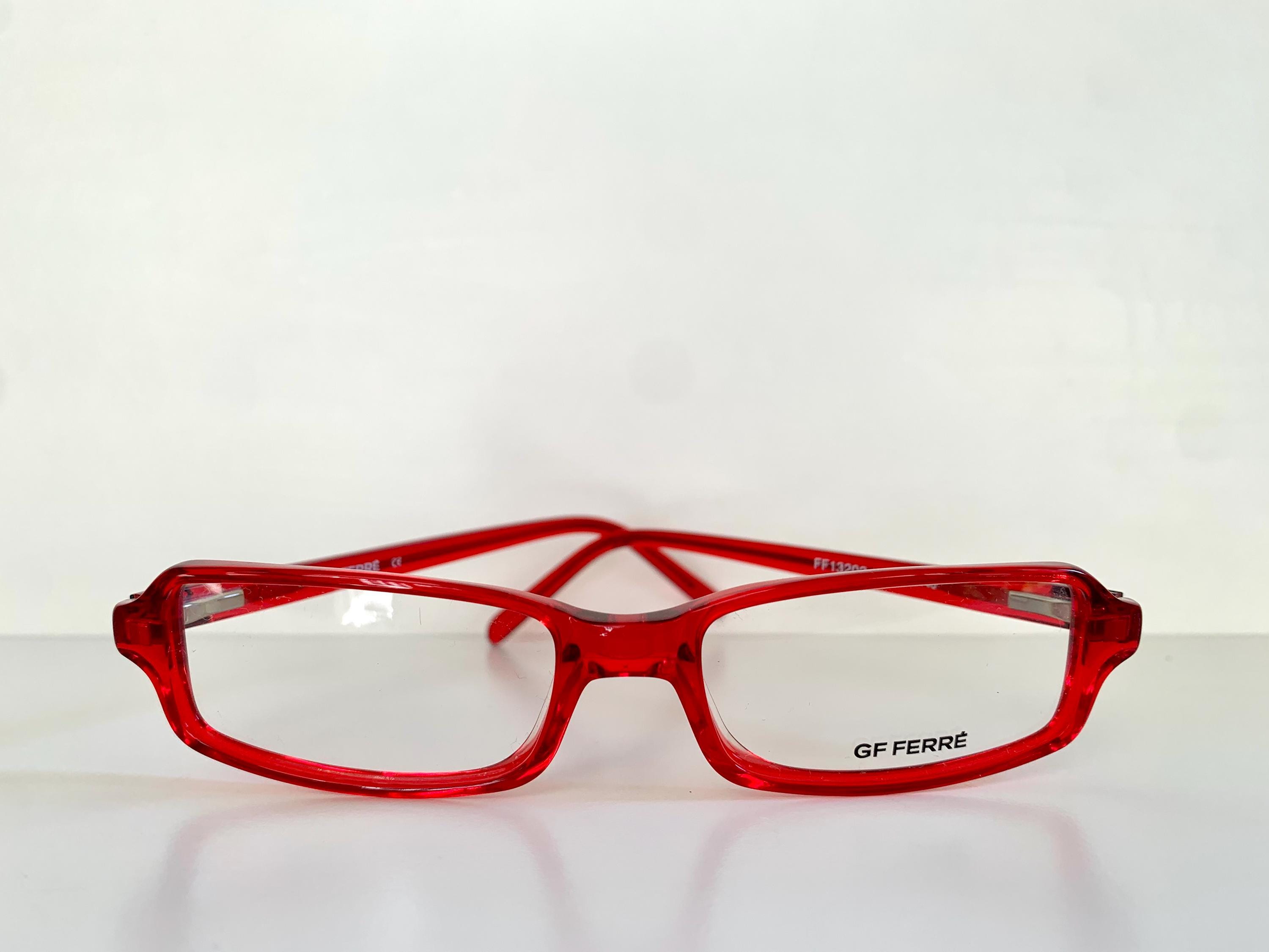 Vintage Gianfranco Ferre 00s Frame - Red Square Y2K Eyewear - Etsy