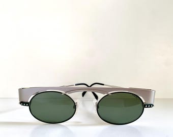 Neostyle Holiday vintage sunglasses - 967 silver and green frame