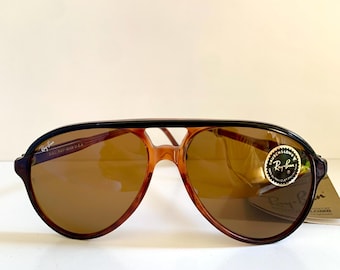 Ray Ban B&L USA Vintage Sunglasses - W0976 Classic Oval Gold - Etsy