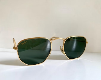 B&Lレイバン★シグネット G-15ガラスレンズ 52㎜ ★ビンテージ 廃盤品 ボシュロム USA製 ray-ban ビンテージ SIGNET レア 美品  レイバン シグネット USA製 刻印 ボシュロム B\u0026L RayBan SIGNET 52□19 サングラス