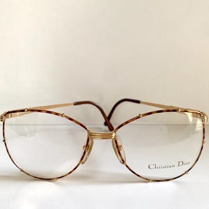 Christian Dior Vintage glasses - 2472 golden and tortoise shell frame
