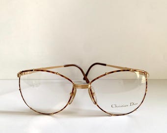 Christian Dior Vintage Brille - 2472 golden und Schildpattrahmen