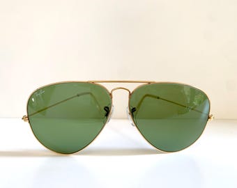 Ray Ban B&L Leathers Shooter 62mm Vintage Sunglasses - Etsy