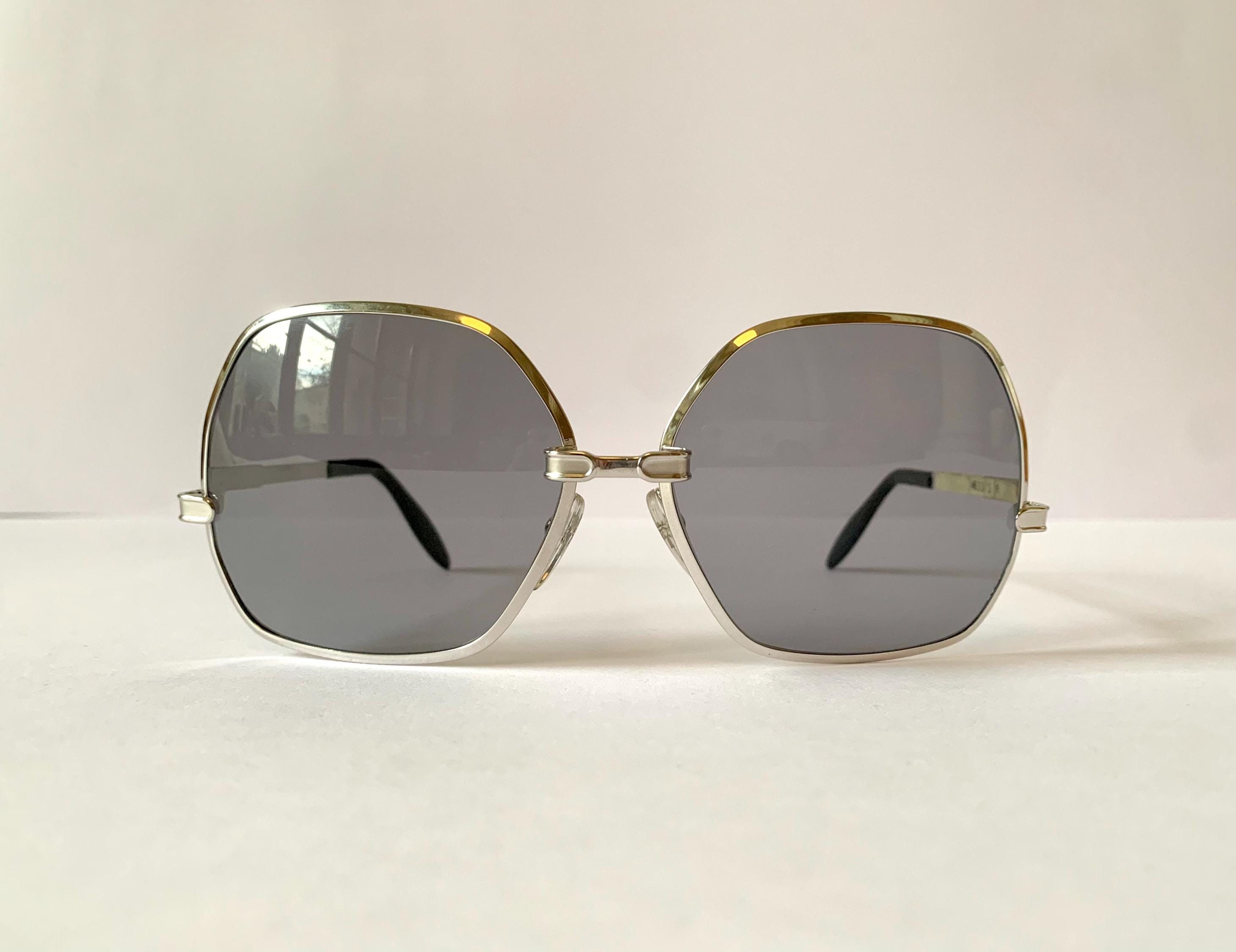 Silhouette 70s XXL Oversized Sunglasses - 833 Silver Frames  display picture 1