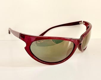Gafas de sol vintage Ray Ban B&L USA - W2353 Sidestreet Skyline con espejo rojo NOS