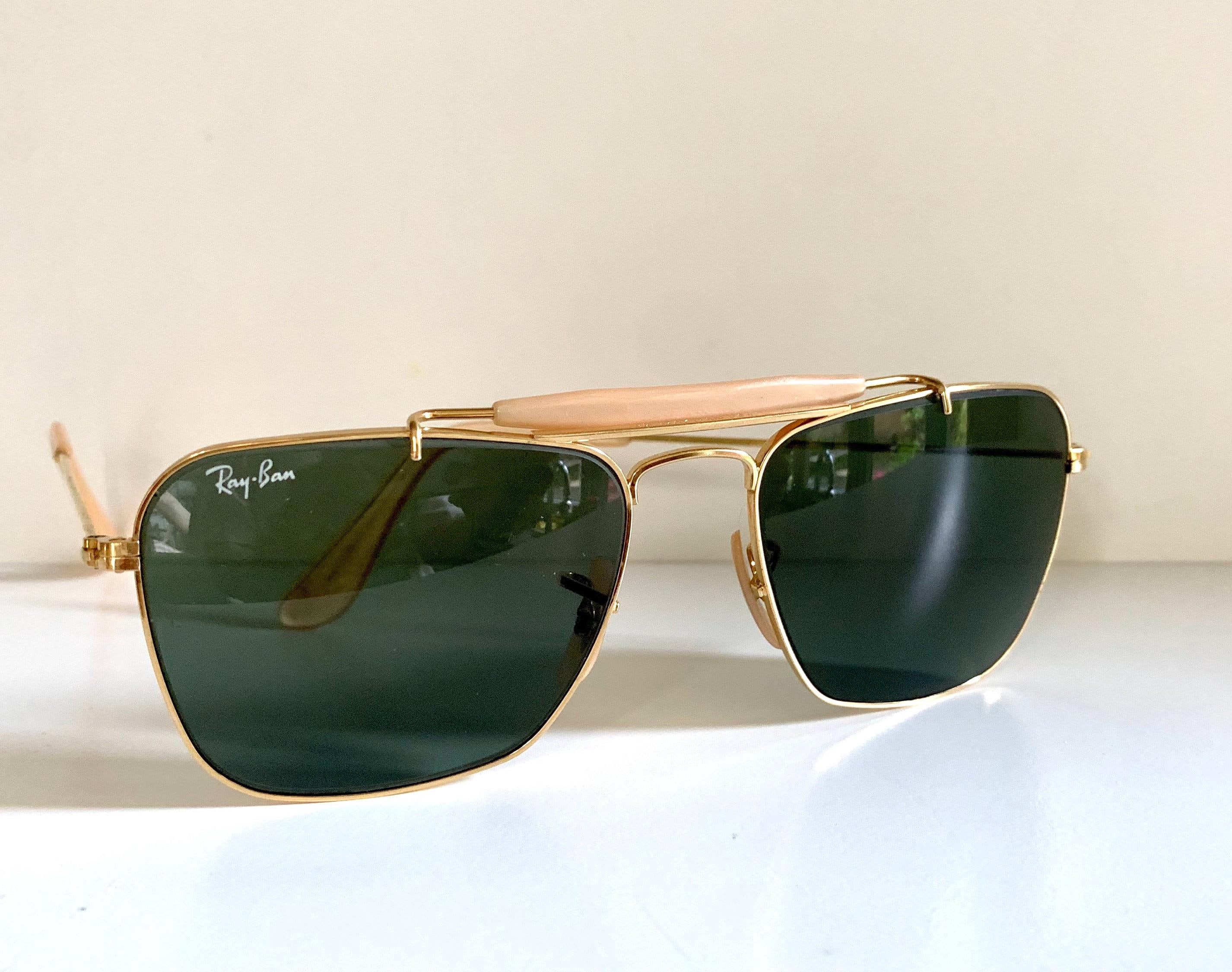 Vintage Ray-ban B&L USA Sunglasses – Caravan W1347 52mm – Gold 