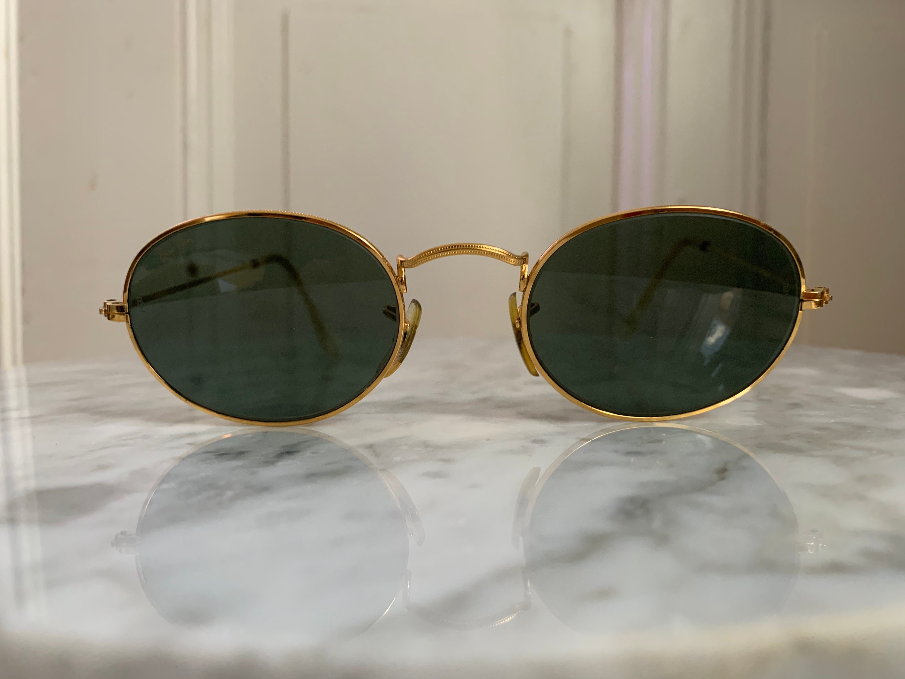 RayBan Rare Ray-Ban Gold Vintage Classic Sunglasses W0976 UUAS | Grailed