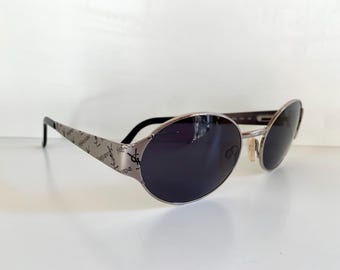 希少な YSL サングラス、ヴィンテージ イヴ サンローラン パープル