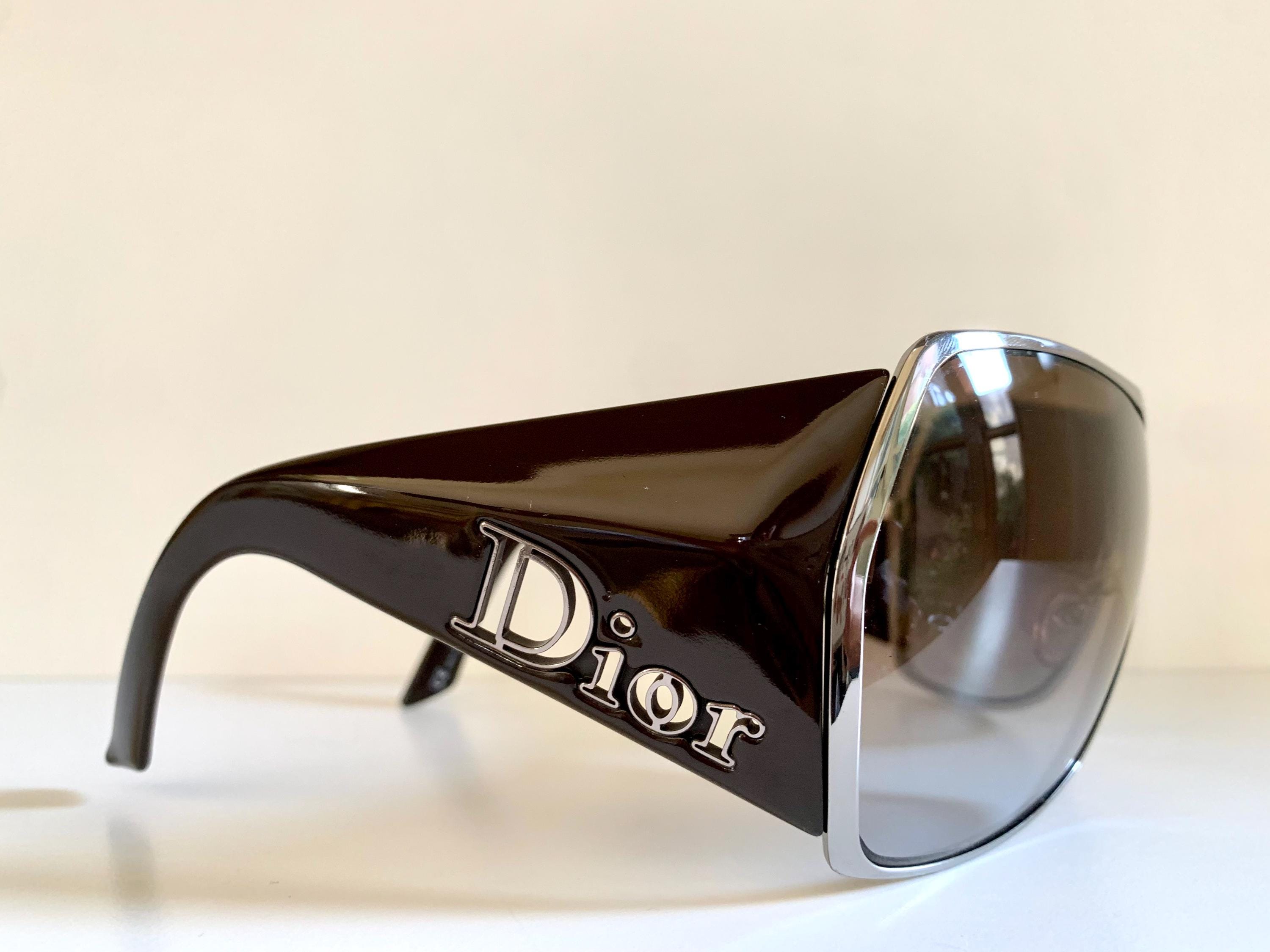 Dior 00s Vintage Sunglasses - Dior Gaucho Shield XXL Y2K  display picture 2