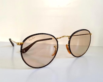 希少絶版✨USA/B&L　レイバン シューター レザーコレクション　62mm Ray Ban B&L Leathers Shooter 62mm Vintage Sunglasses - Etsy