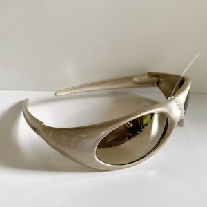 Vintage Vuarnet Extreme Maverick&#39;s Sonnenbrille aus den 00er Jahren mit verspiegeltem Gestell made in France