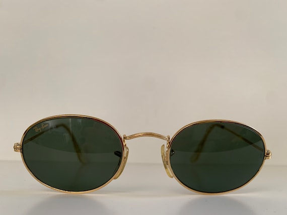 Ray Ban B L USA Vintage Sunglasses W0976 Classic Oval Gold Etsy