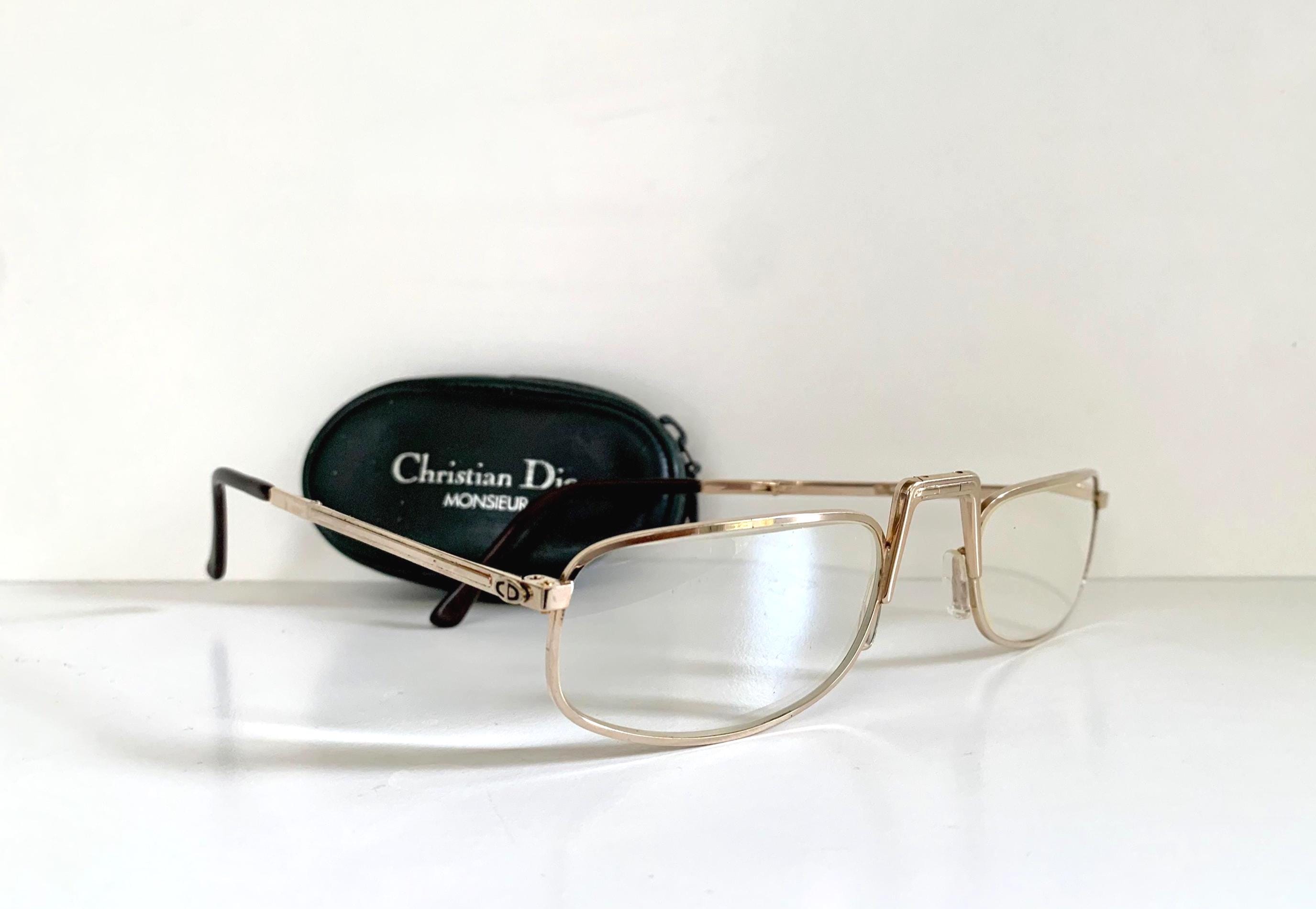 ディオール老眼鏡 Christian Dior Monsieur Vintage Glasses - 2172 Foldable Reading