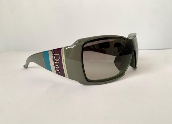 Christian Dior DIORSTRIPES 2 Sunglasses SZSZV 120 Brown Purple Gold RARE Christian Dior Stripes 2 Sunglasses main image 4