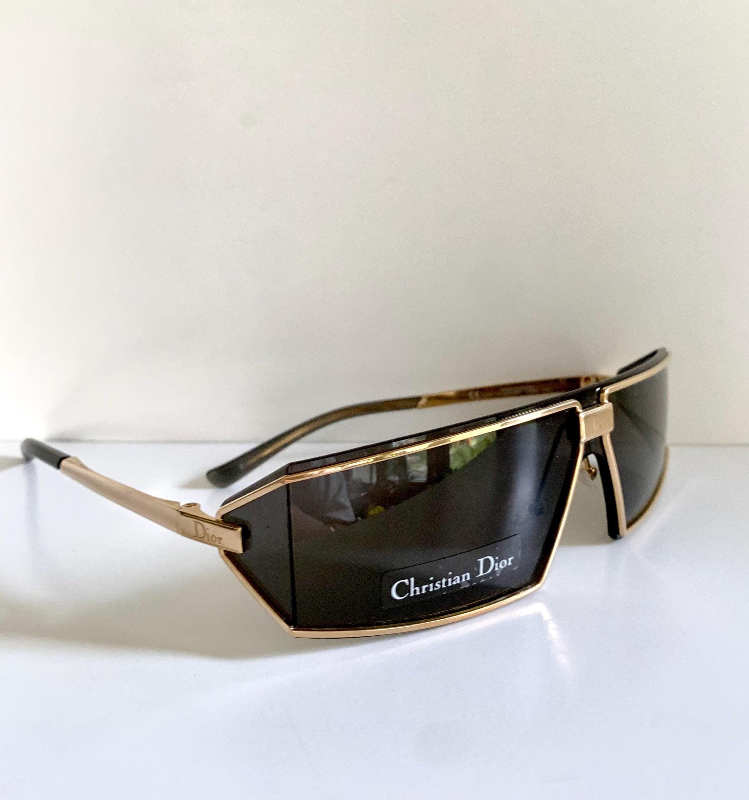 Christian Dior Vintage Sunglasses - 00s Dior Troika Mask Rectangle