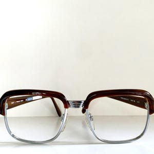 RÉSERVÉ à Javier - Veuillez ne pas acheter - Lunettes de vue vintage Indo des années 70 - Monture en acétate et en métal