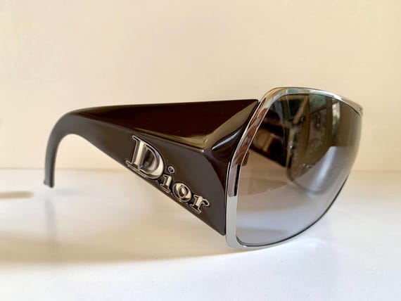 Dior 00s Vintage Sunglasses - Dior Gaucho Shield XXL Y2K Frames