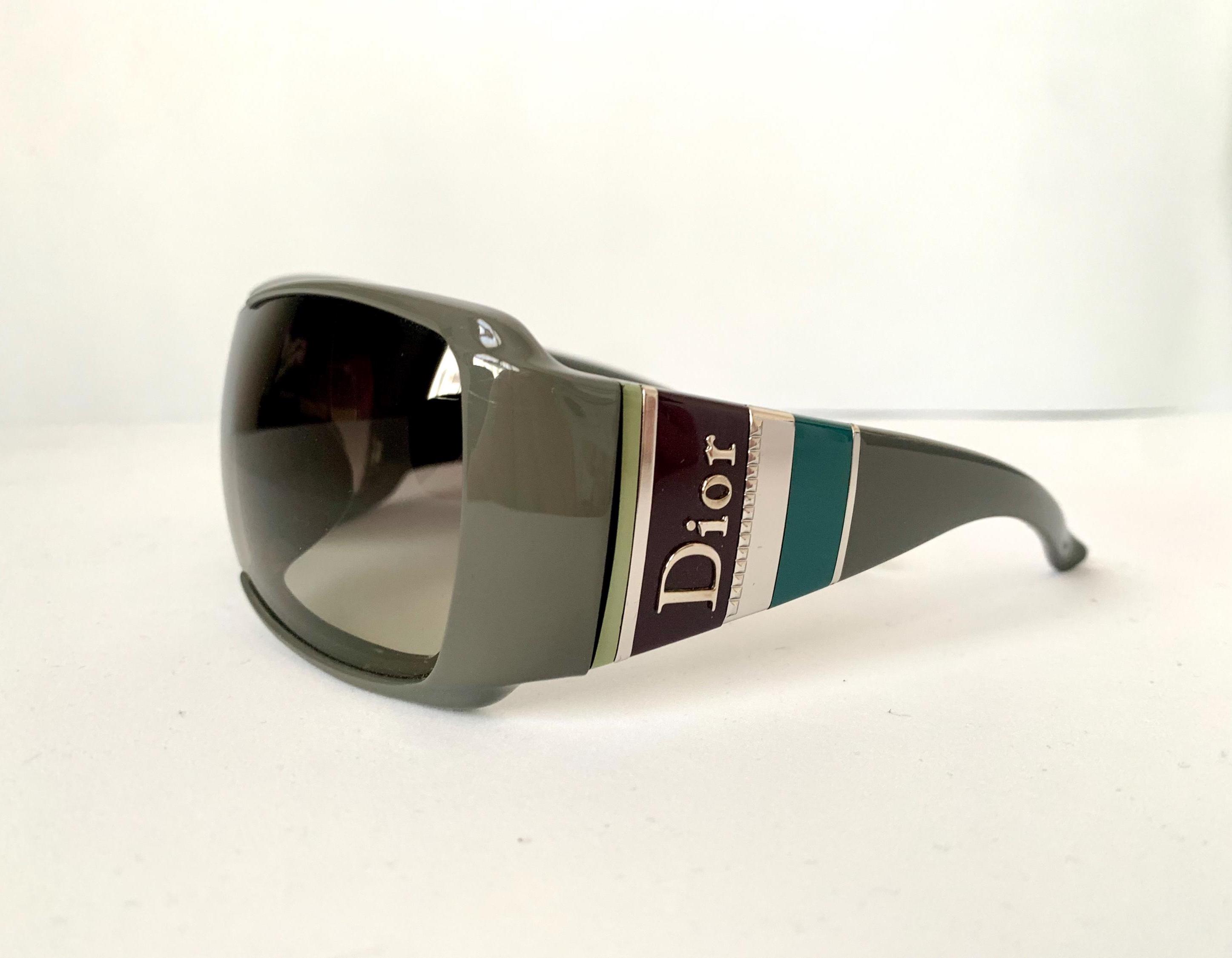 Sunglasses Christian Dior Vintage 00s - Dior Stripes 2 Oversized