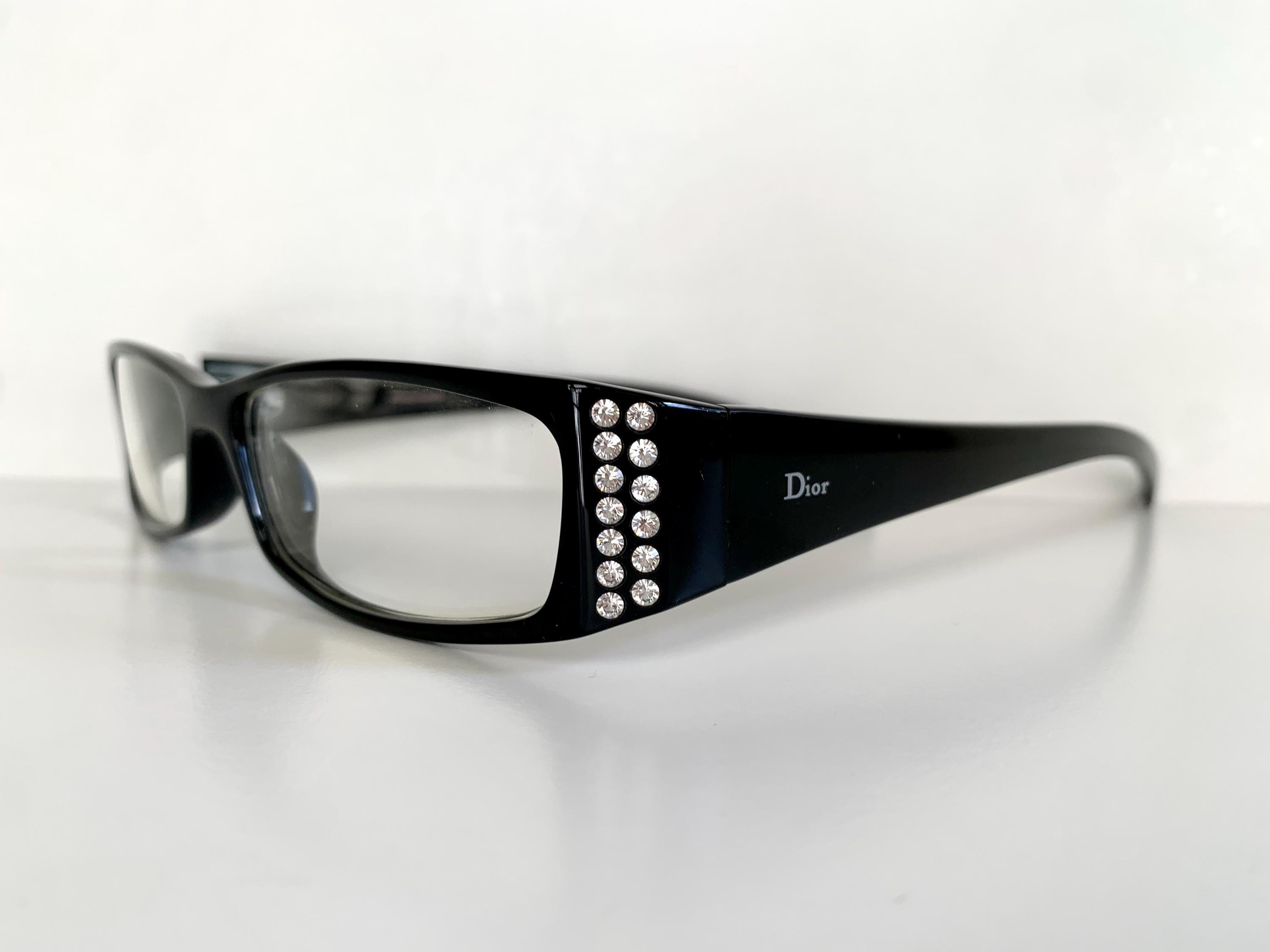 Christian Dior Vintage 00s Glasses - 3052 Strass Frame - Etsy display picture 1