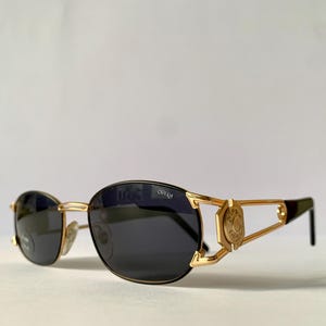 Opera 90s vintage sunglasses - metal golden frames