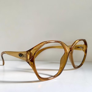 Christian Dior Vintage glasses - 2178 yellow acetate 80s frames