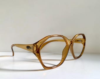 CHRISTIAN DIOR Glossy 1 Colorful Rounded Wrap Sunglasses Green and