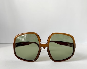 Gafas de sol vintage Saphira: montura original de los años 70, tamaño XL