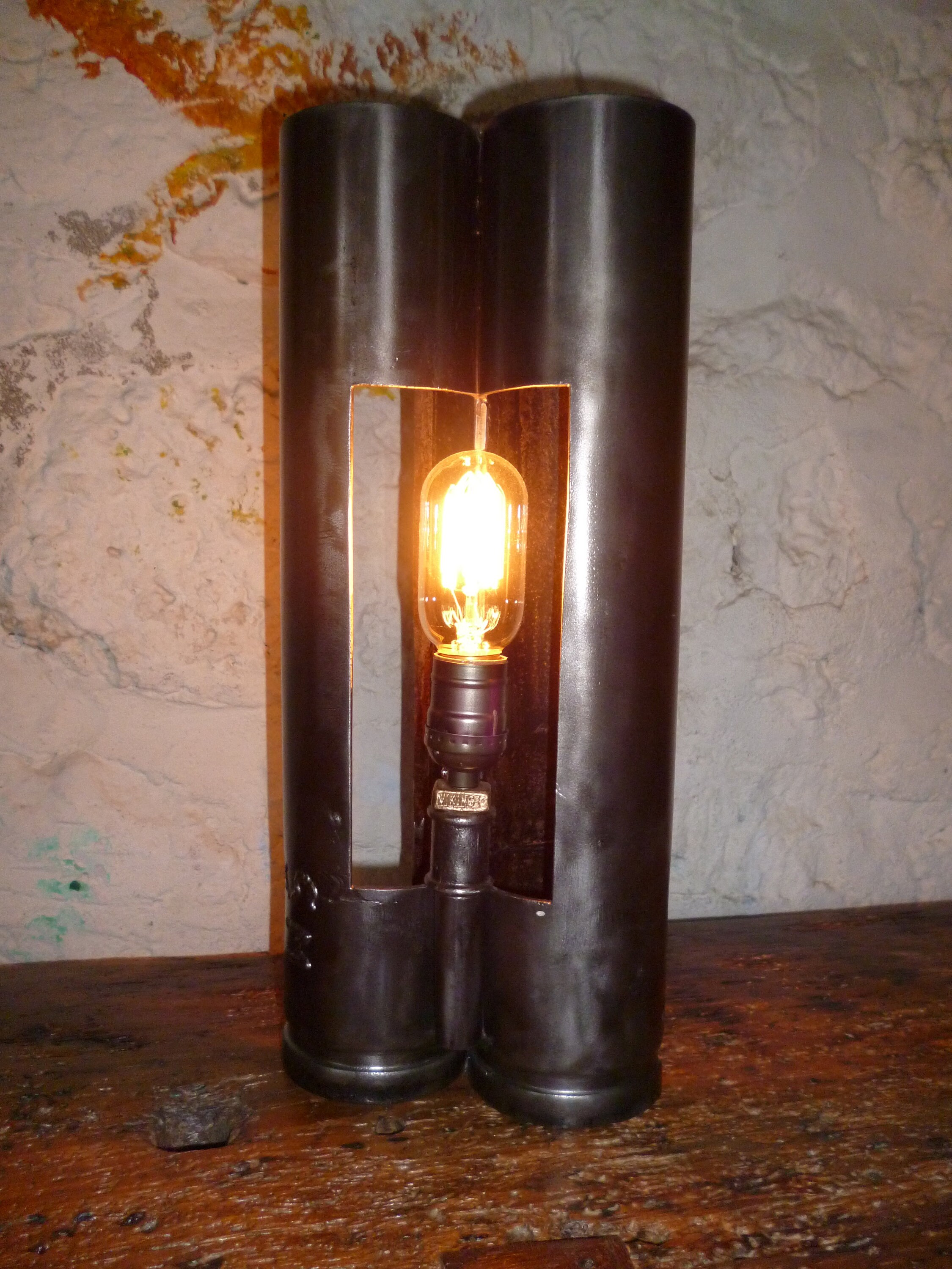 Lampe Design Industriel - Double Tubes