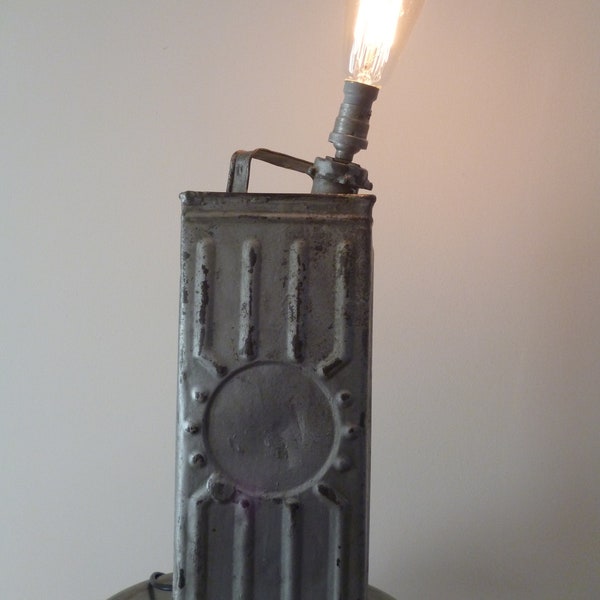 LAMPE - BIDON - VINTAGE