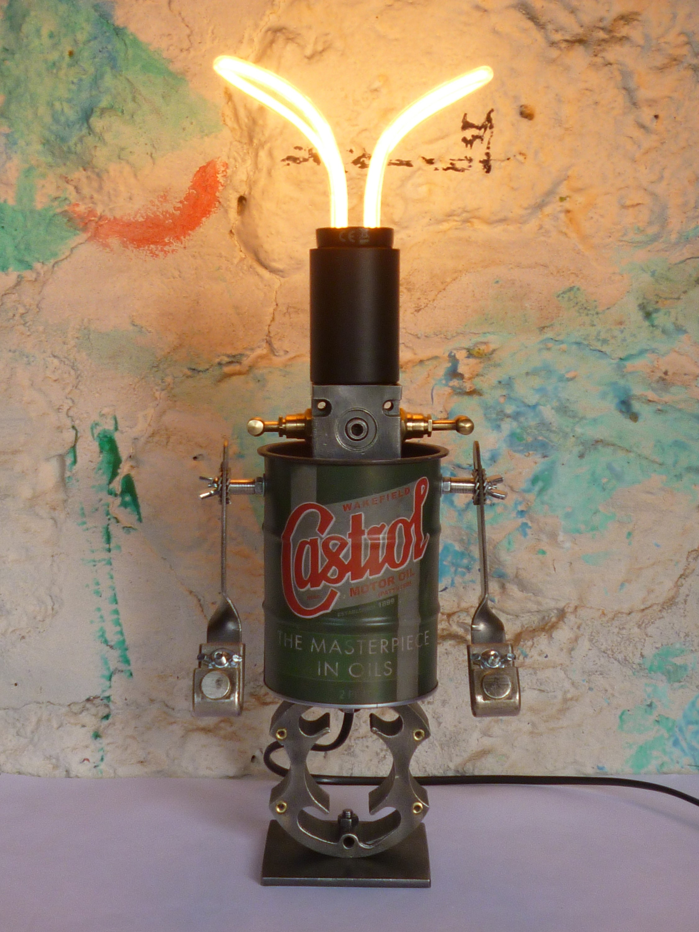 Lampe - Robot Castrol -