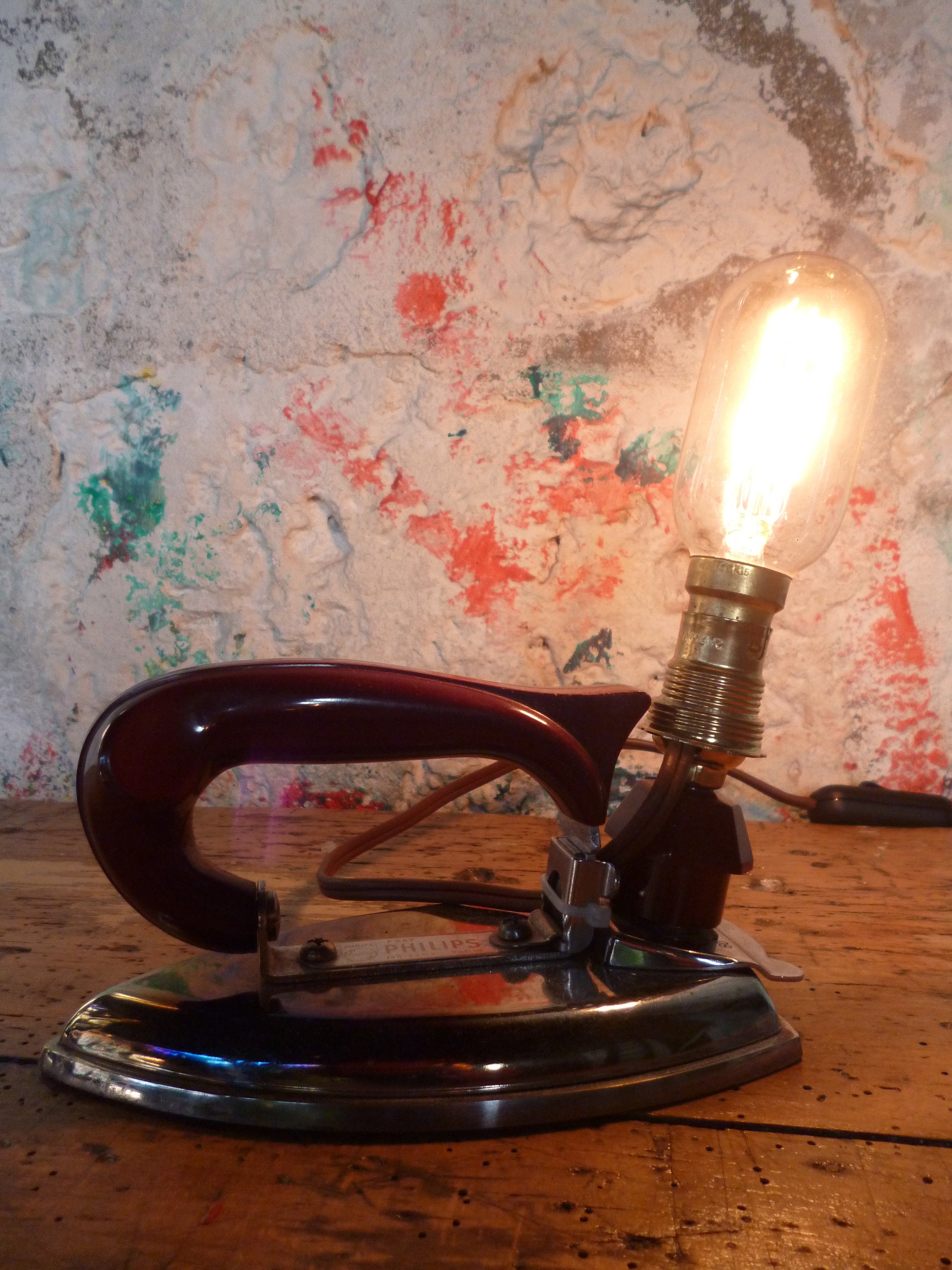 Lampe Vintage - Voyage Philips Upcycling