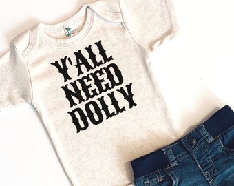 Country Baby Tee Bodysuit, Western Baby Bodysuit, Country Music Baby Tee, Dolly Baby Outfit, Baby Shower Gift, Dolly Baby Tee, Country Baby