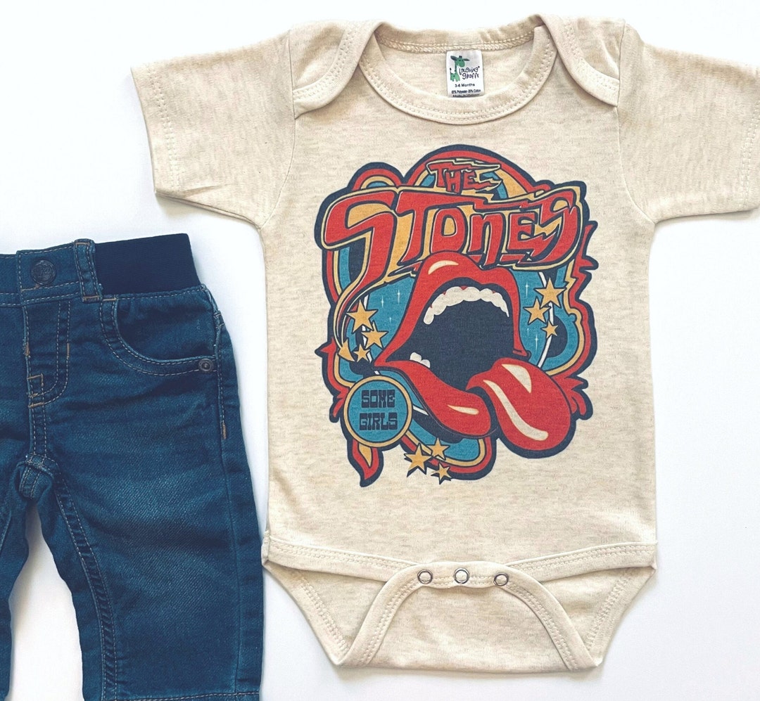 Baby Band Tee Bodysuit, Rolling Stones Baby Tee Bodysuit, Baby Bodysuit