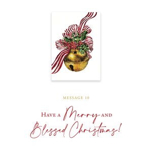 Christmas Card Boxed Set of 10 Holiday Card Personalized Christmas ...