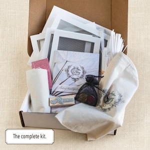 Eco Friendly Papermaking Kit Making Supplies for Crafting Paper Art Supply Kit for Beginner Creative Project Gift Idea for Artist Thank You
