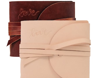 Journal for Her, Record your love Story leading up to your Wedding Day with this Leather Journaling Book, Handcrafted Engagement Gift